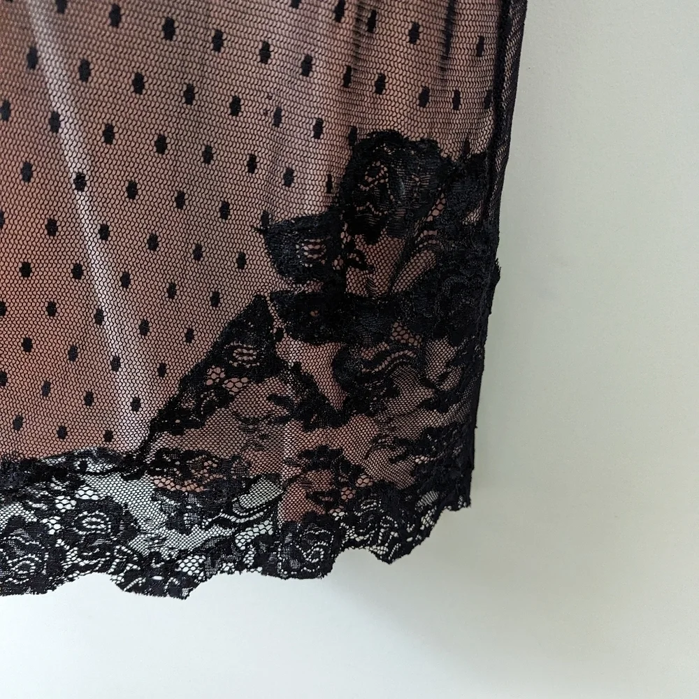 Soma Lace Layered Chemise Slip‎ Nightgown